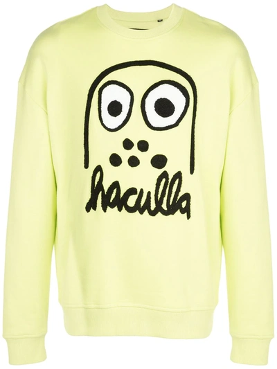 Haculla Monster Drop Shoulder Sweatshirt In Green