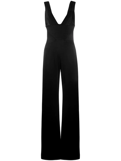 Galvan Langen Flared Jumpsuit In Black