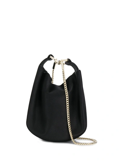 Galvan Bracelet Soft Pouch Bag In Black
