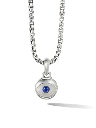 David Yurman Evil Eye Pendant In Lapis