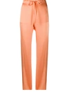 Marques' Almeida Tapered Pajama Trousers In Pink