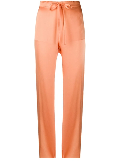 Marques' Almeida Tapered Pyjama Trousers In Pink