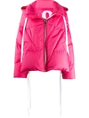 Khrisjoy Oversized Puffer Jacket In Pink