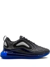 Nike Air Max 720 Sneakers In Black/ Racer Blue/ Silver