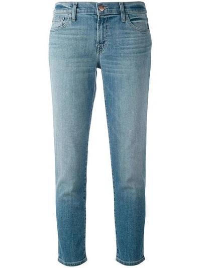 J Brand Sadey Mid-rise Slim Straight Jeans In Adventure