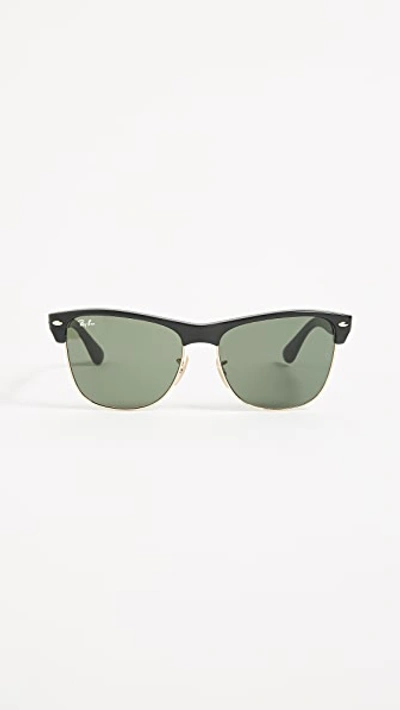 Ray Ban Ray-ban Sunglasses, Rb4175 Clubmaster Oversized In Green Classic G-15
