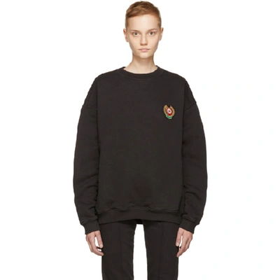 Yeezy Round Collar Sweatshirt In Ink