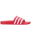 Adidas Originals Adilette Sliders In Red 288193 - Red