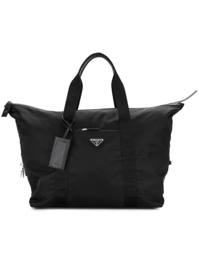 Prada Weekender Bag In Black