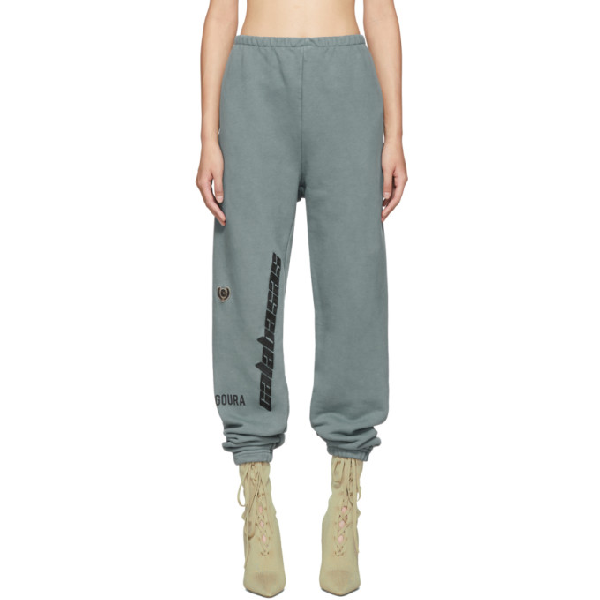 yeezy hospital blue sweatpants