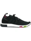 Adidas Originals Black Nmd Racer Primeknit Sneakers