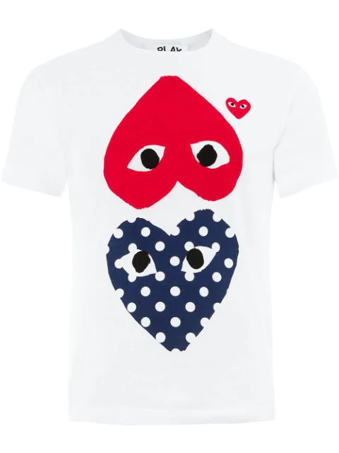 comme des garcons heart t shirt