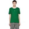 Helmut Lang Taxi-print Cotton-jersey T-shirt In Green/white