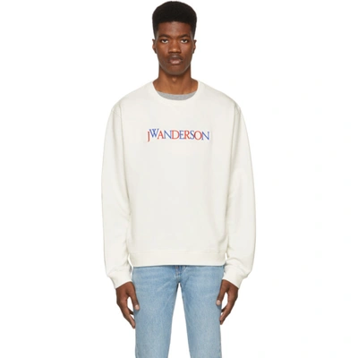 Jw Anderson J.w. Anderson Logo Sweatshirt In White