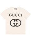 Gucci Oversize T-shirt With Interlocking G In White