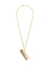 Ambush Gold-tone Lighter Holder Chain Necklace In Silver
