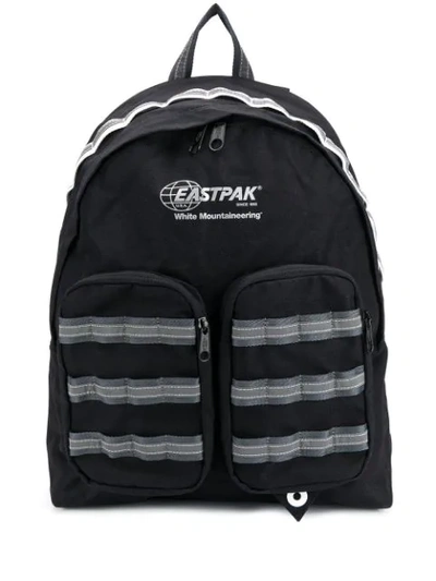 Eastpak White Mountaineering Water-resistant Backpack In Black
