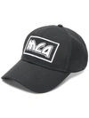 Mcq By Alexander Mcqueen Mcq Alexander Mcqueen Black Embroidered Metal Logo Cap