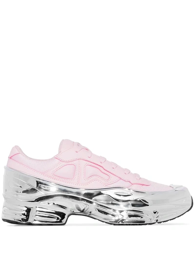 Adidas Originals Adidas By Raf Simons Rs Ozweego Sneakers - Rosa In Cwhite/silver Met