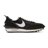Nike + Undercover Daybreak Shell, Suede And Leather Sneakers In Black/white