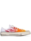 Converse Chuck 70 Printed Low-top Sneakers In White