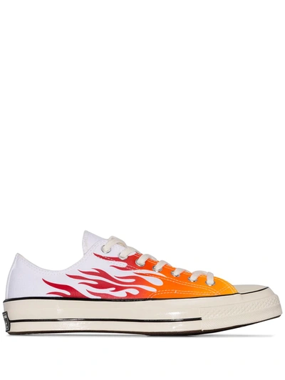 Converse Chuck 70 Printed Low-top Sneakers In White