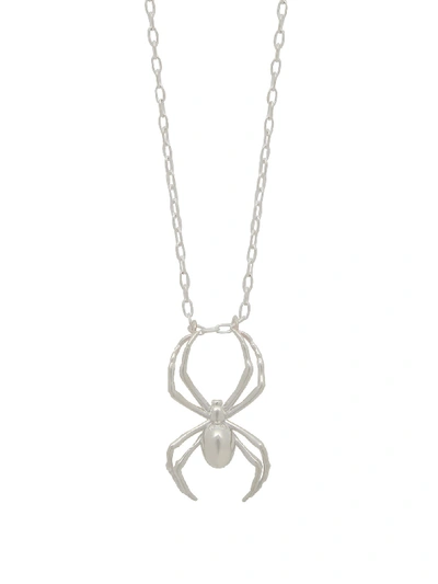 Ambush Spider Sterling-silver Necklace