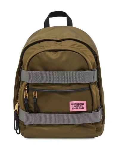 Burberry Medium Nevis Backpack In Brown