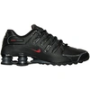 Nike Shox Nz Men's Shoe (black) In Black/varsity Red/white
