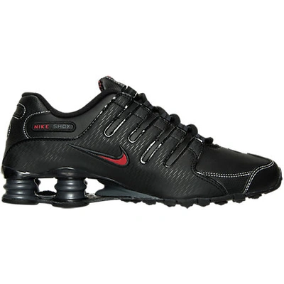 Nike Shox Nz Men's Shoe (black) In Black/red