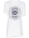 Martine Rose White Logo Print Cotton T-shirt