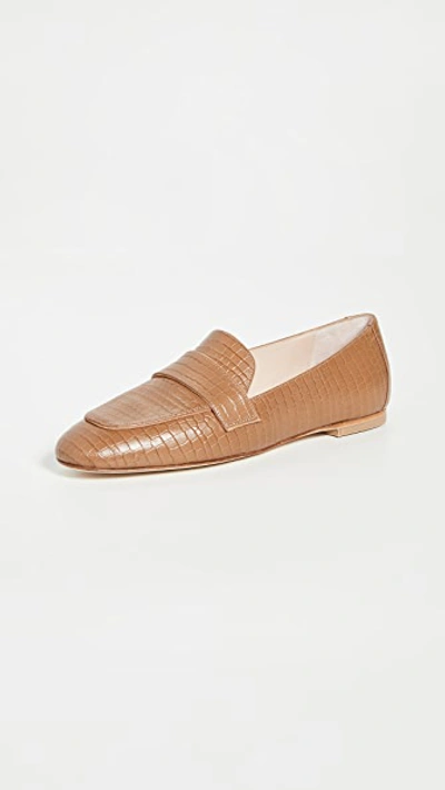 Stuart Weitzman Payson Loafers In Cappuccino