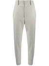 Isabel Marant Étoile Checkered Tailored Trousers In White