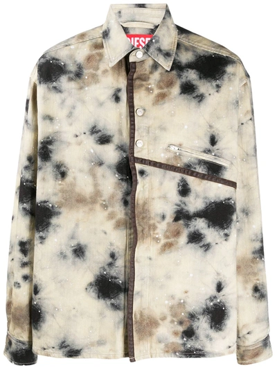 Diesel Red Tag X A-cold-wall* Tie-dye Jacket In Multi