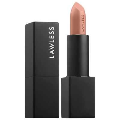Lawless Satin Luxe Classic Cream Lipstick Platinum 0.1 oz/ 4.2 G
