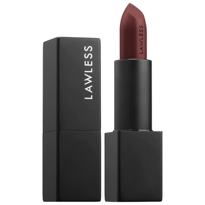 Lawless Satin Luxe Classic Cream Lipstick Saddle 0.1 oz/ 4.2 G