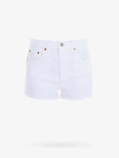 Levi's 501 Shorts In White