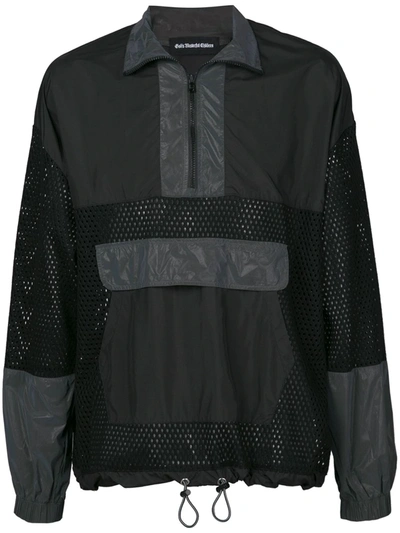 God's Masterful Children Mesh Panel Windbreakers In Black