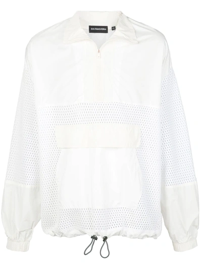 God's Masterful Children Mesh Panel Windbreaker In White