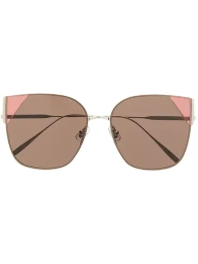 Gentle Monster Lala Bc4 Square-frame Sunglasses In Brown