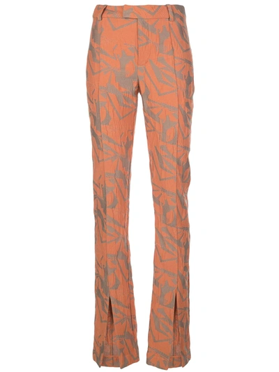 Alexis Attila Slim-fit Trousers In Orange