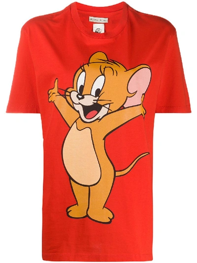 Etro X Tom And Jerry Graphic Printed T-shirt In Red