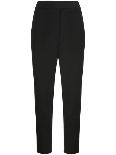 Milly Cady Kristen High Rise Trousers In Black