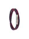 Tod's My Colours Woven Bracelet In Blue