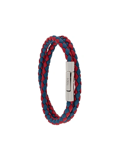 Tod's My Colours Woven Bracelet In Blue