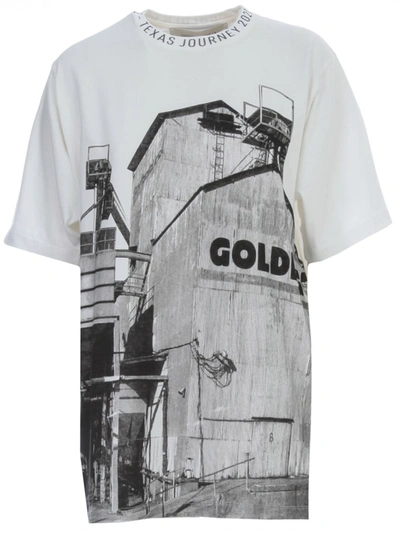 Golden Goose Graphic-print Cotton T-shirt In White