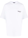 Balenciaga Campaign Logo-print Cotton-jersey T-shirt In Dirty White