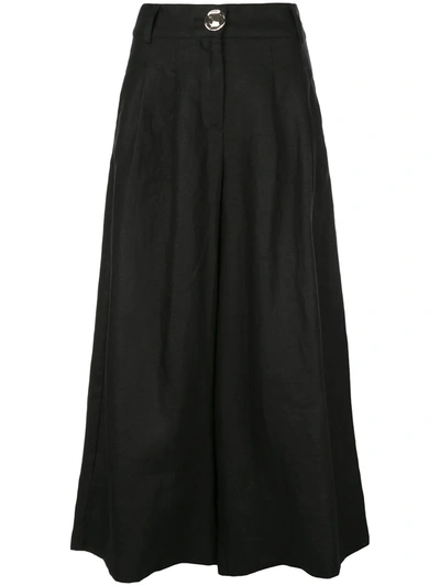 Nicholas Wide Leg Trousers In Black