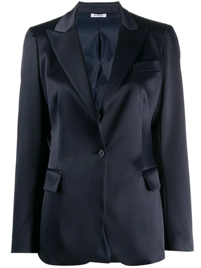 P.a.r.o.s.h Alice Oversized Blazer In Blue