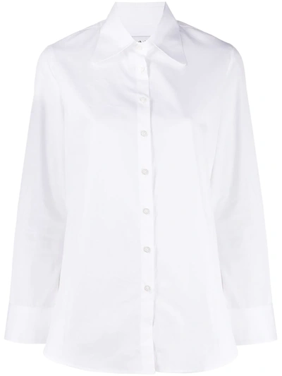 Each X Other Oversized Collar Shirt In White